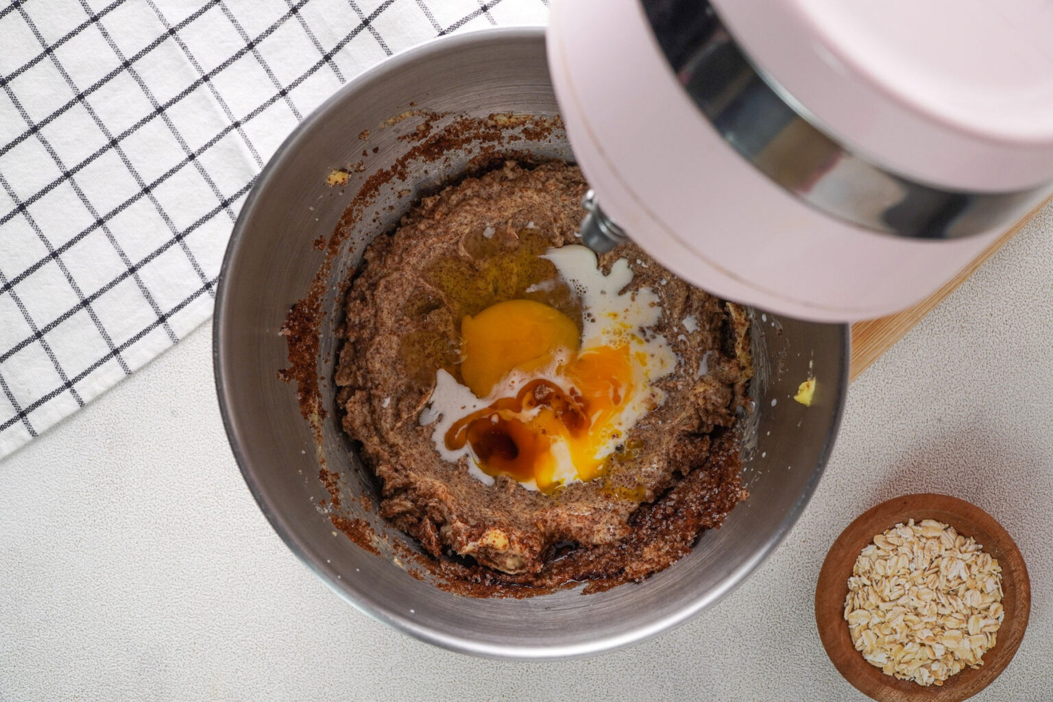 add wet ingredients