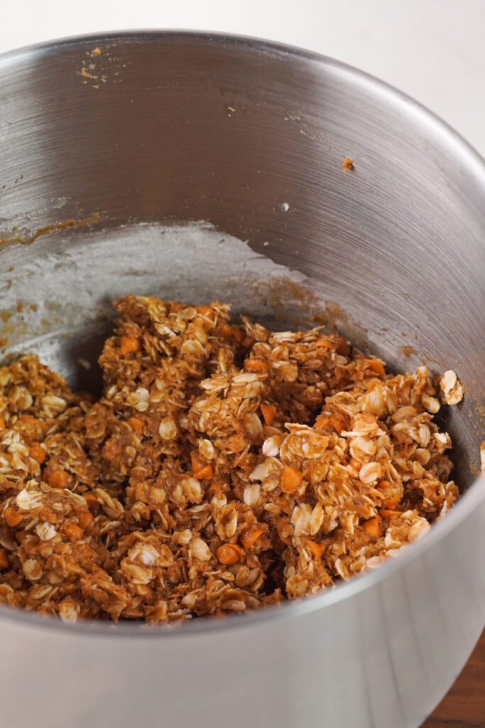 Butterscotch Oatmeal Cookie dough