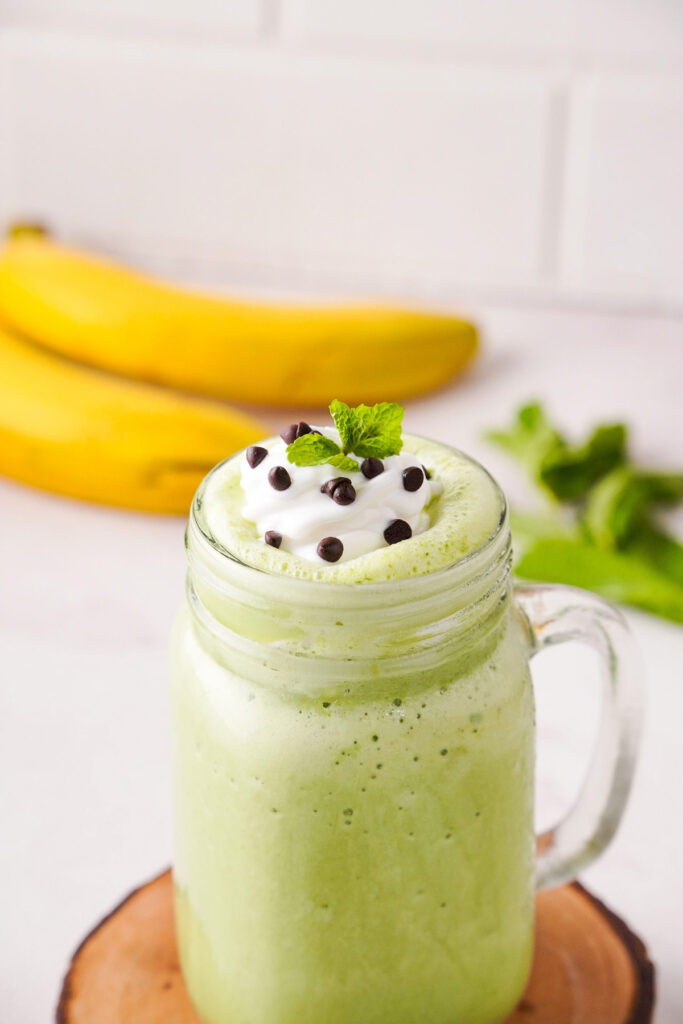 add smoothie garnish