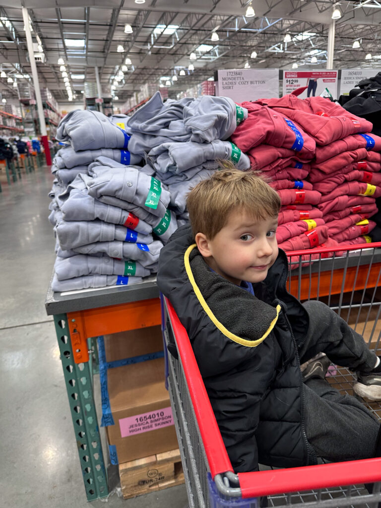 Costco with Nona