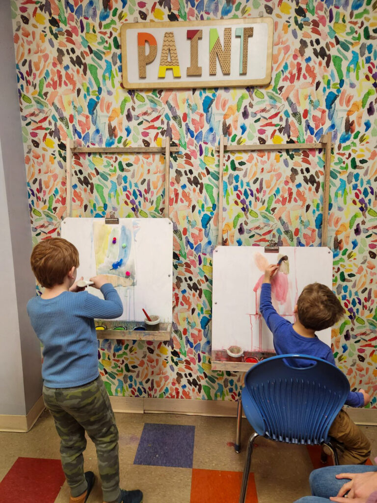 The Harrisonburg Children's Museum paint