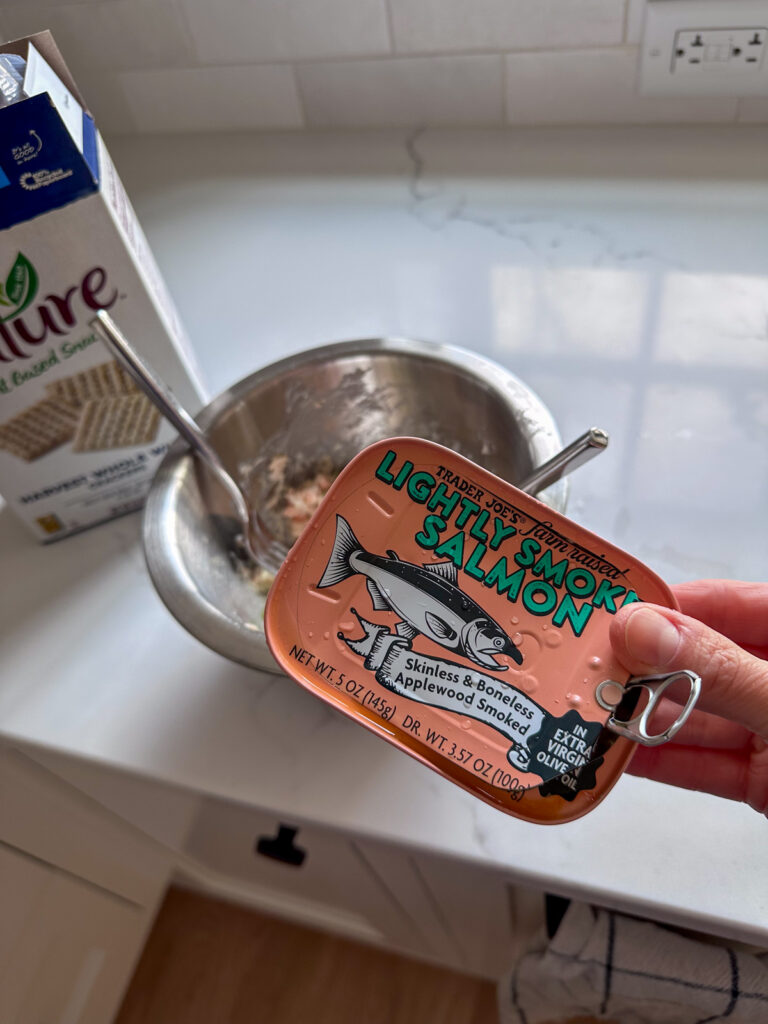 Smashed Sardines + Crackers