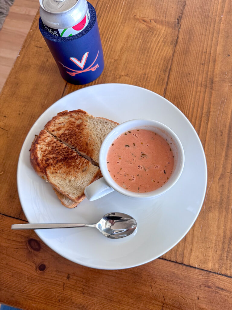 Homemade tomato soup