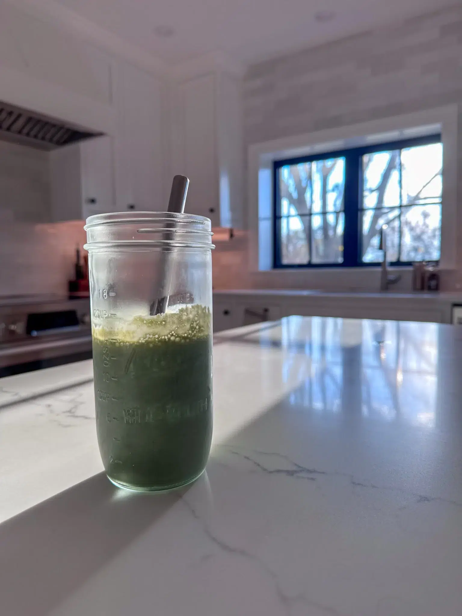 Greens Smoothie glass