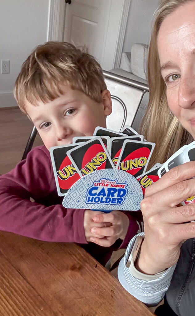 uno cards at home