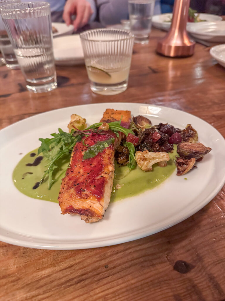 salmon for dinner