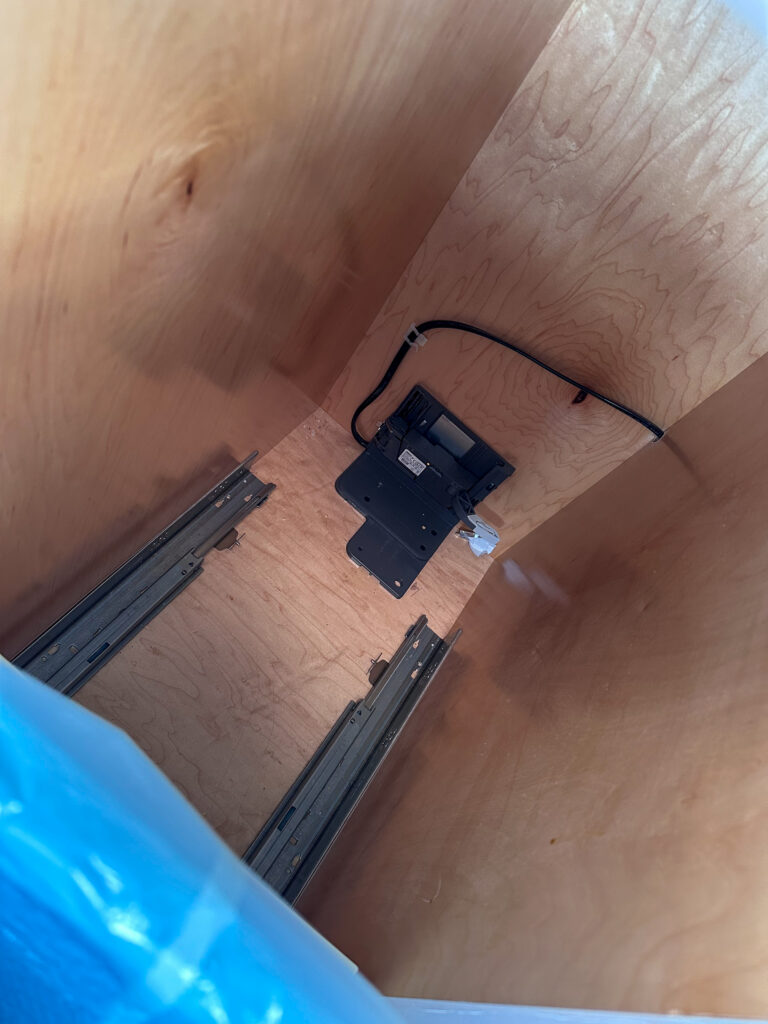 trash pull-out cabinets