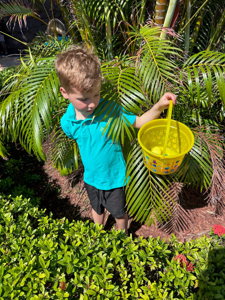 Hyatt Regency Aruba Easter egg hunt