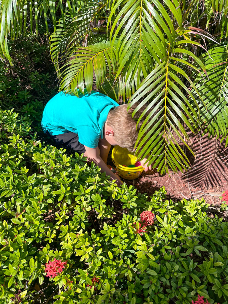 Hyatt Regency Aruba Easter egg hunt