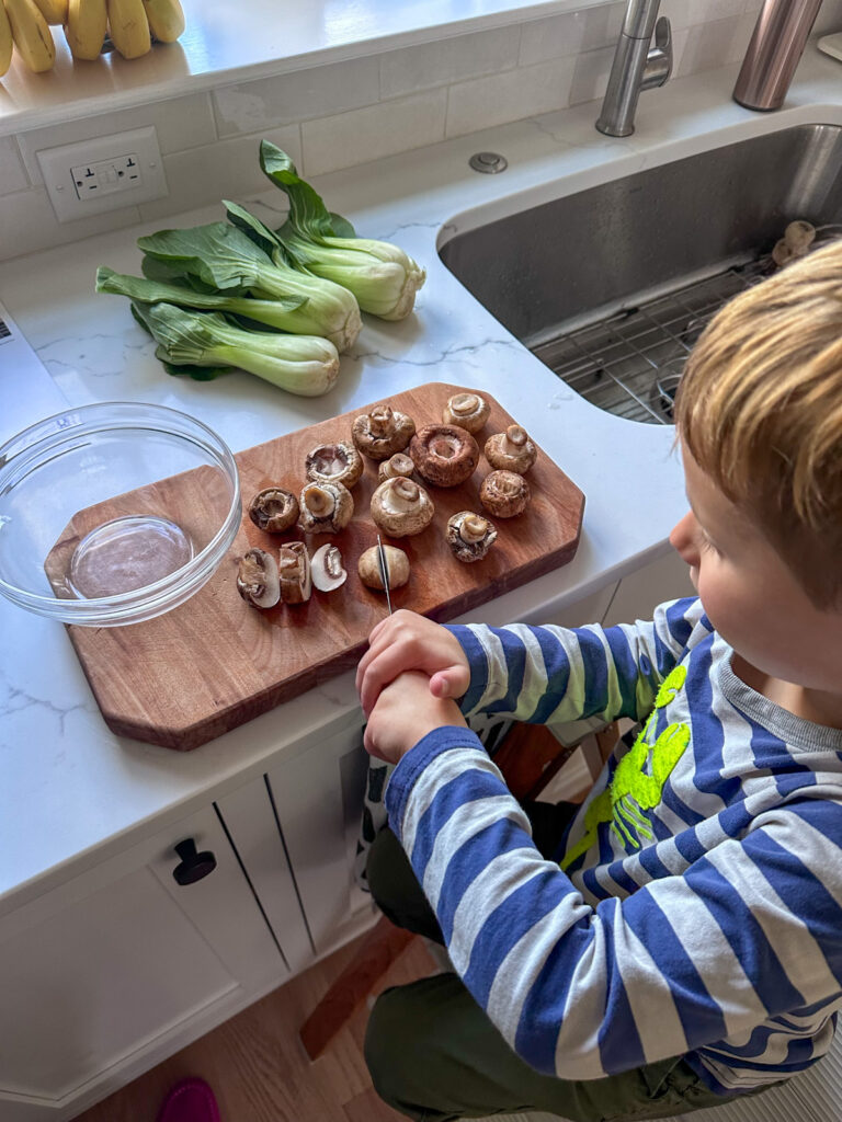 My Little Blue Apron Helper