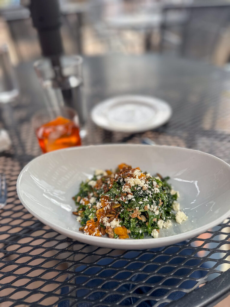 Kale salad at Zocalo | Caddyshack + Life Lately