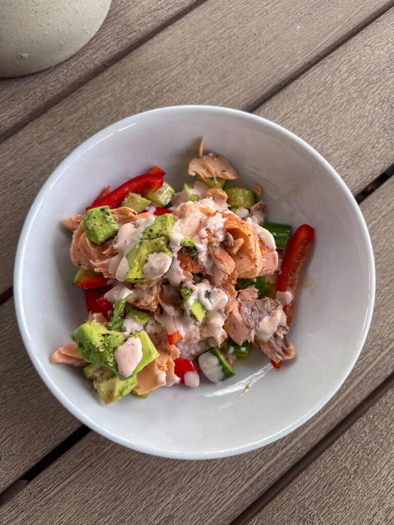 Salmon Sushi Rice Bowls