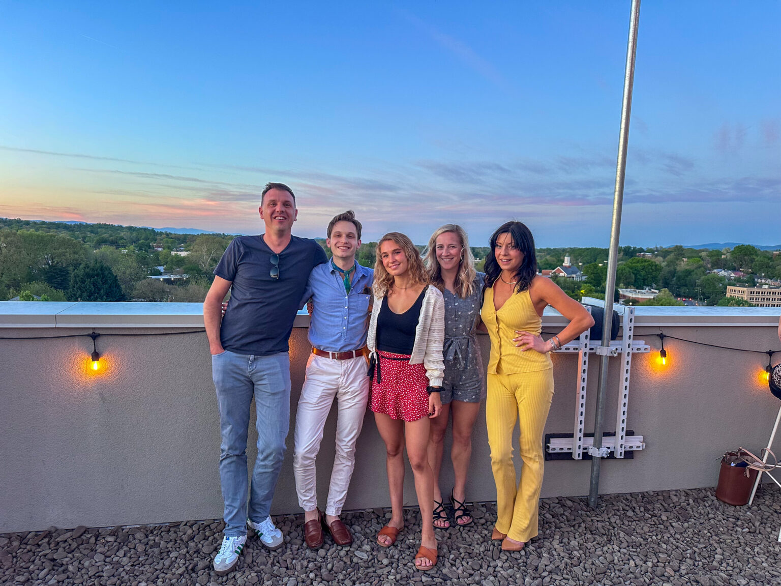 Rosé Thursday rooftop bar