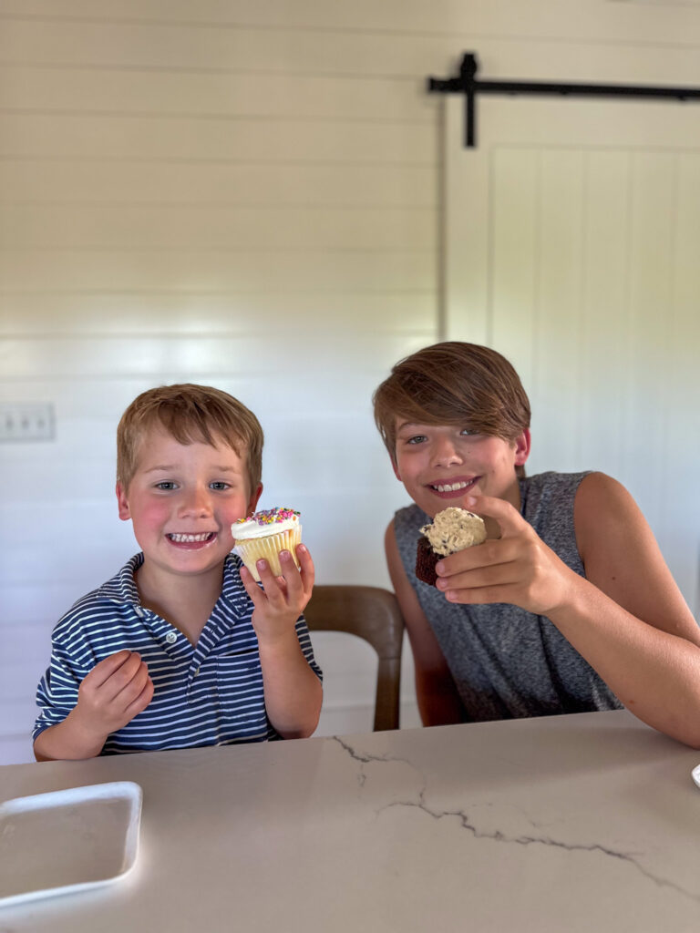 Sweethaus cupcakes with kids
