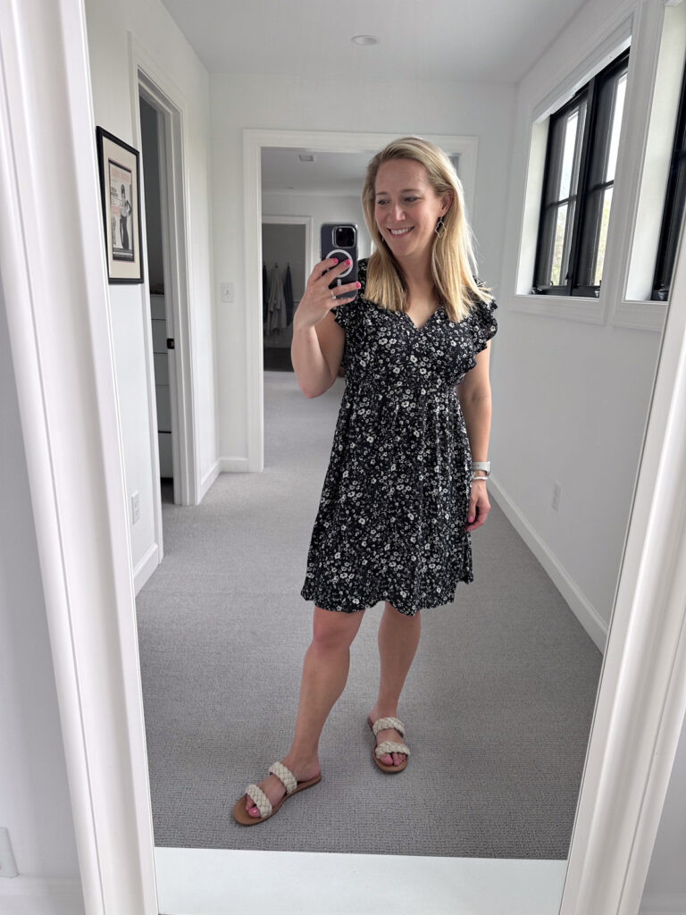 Madelyn Flutter Sleeve Dress