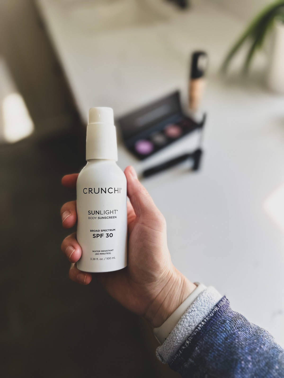 Kath Eats Blogger Kath Younger shares Crunchi Makeup Review - in photo: Crunchi Sunlight Sunscreen