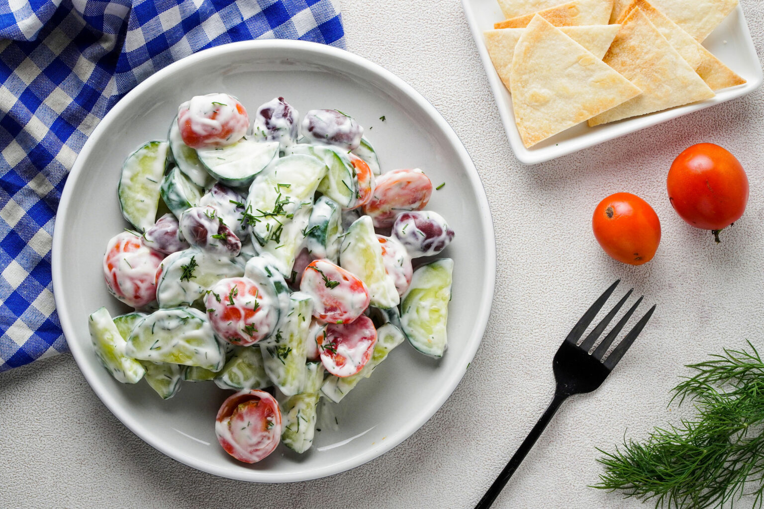 Healthy Cucumber Salad recipe