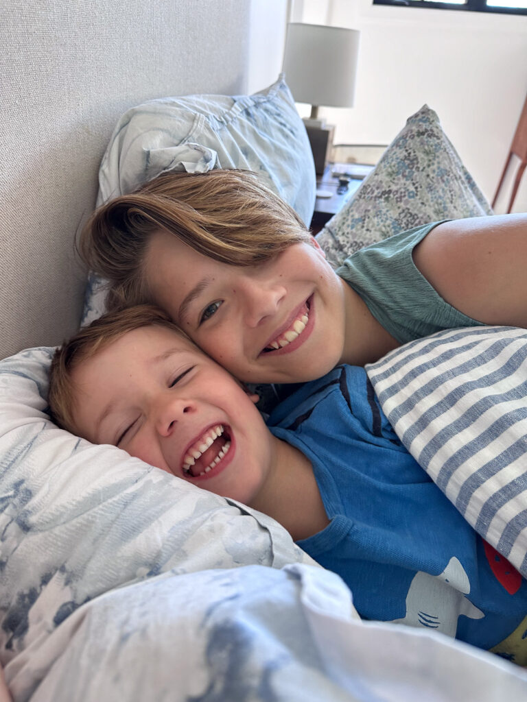 brothers smile