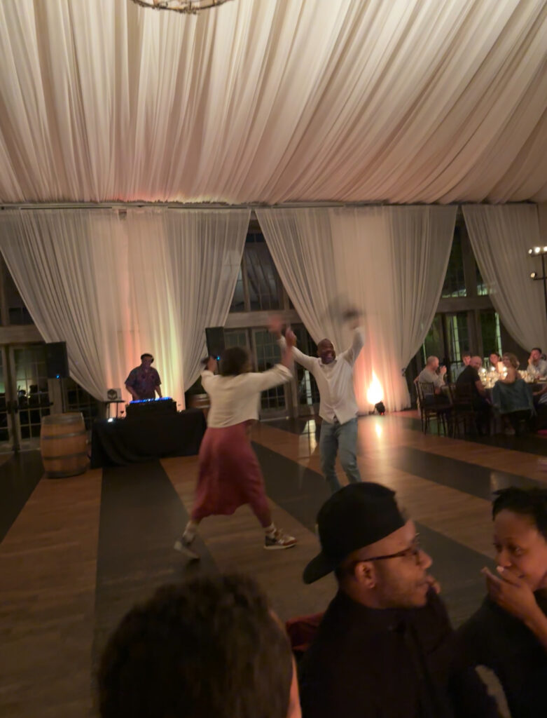 Supper Series Dinner at Veritas dance floor