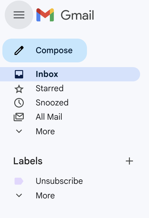 Kath Eats Blogger Kath Younger shares screenshot of Gmail side bar