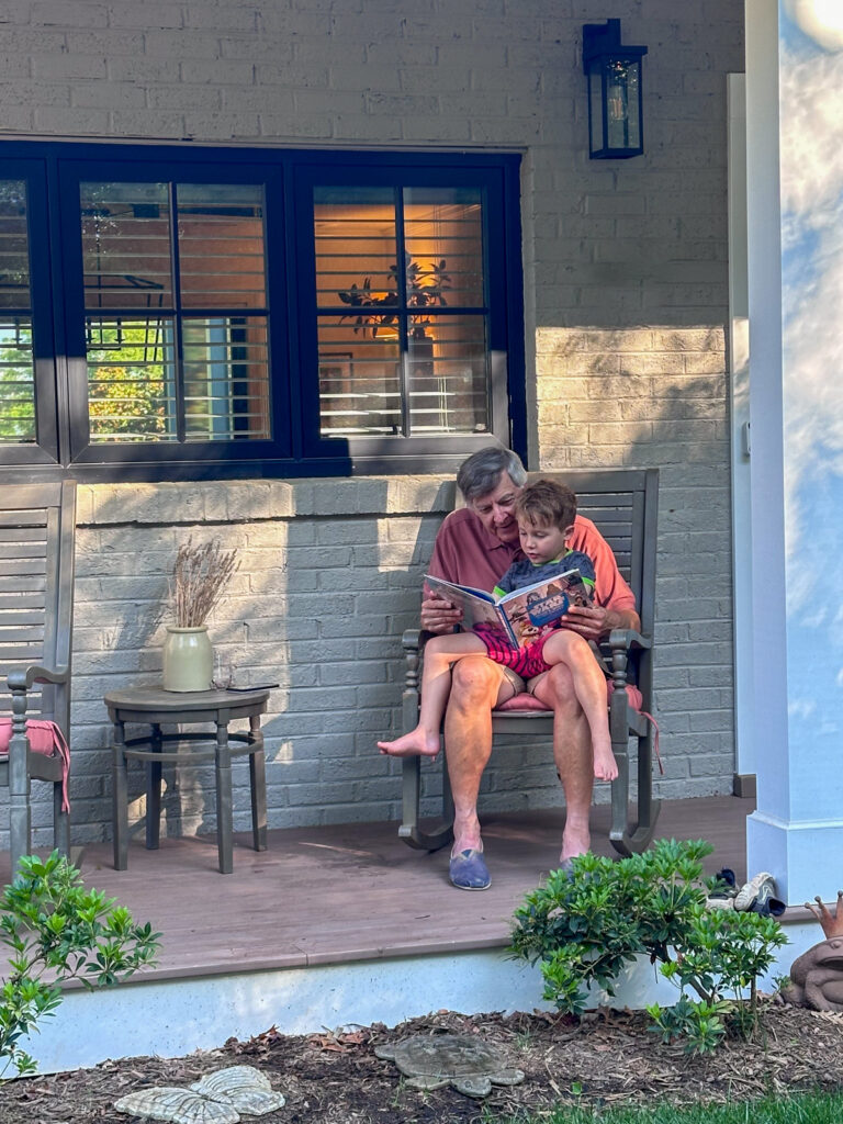 grandpa reading