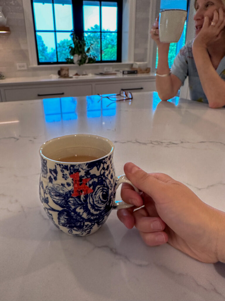 hot black tea