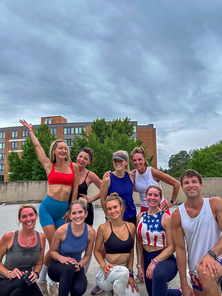 Memorial Day Workout parking lot