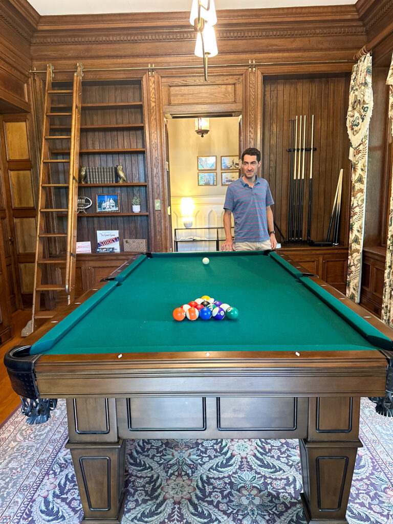 billiards area