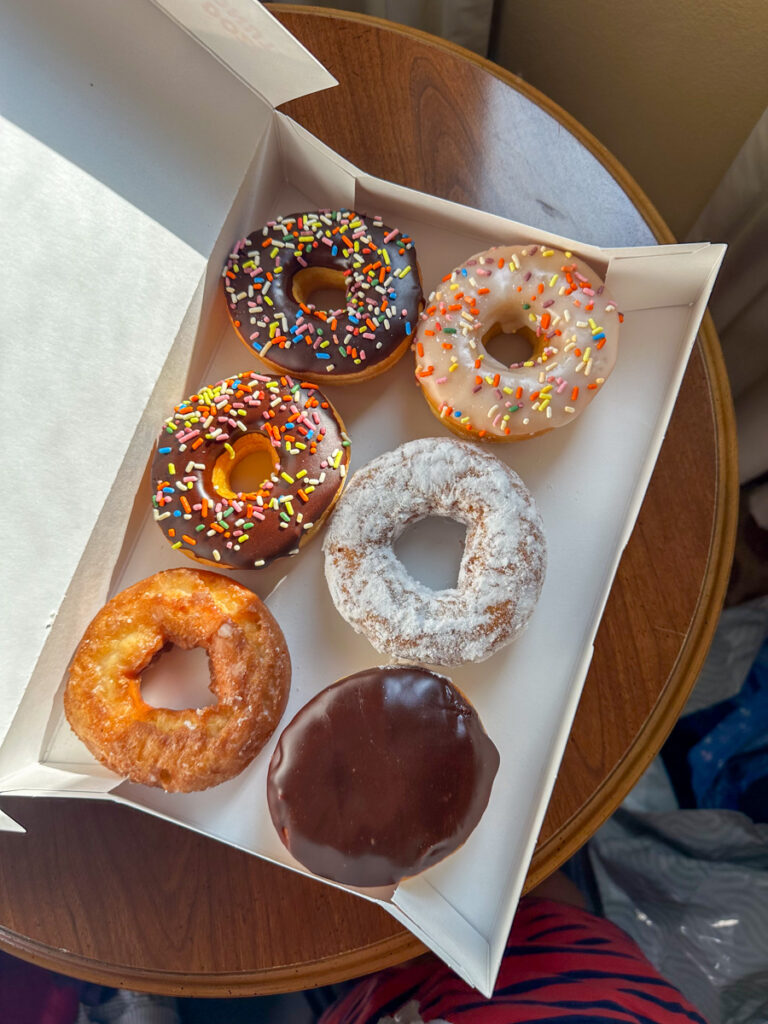 Kath Eats Blogger Kath Younger shares her Family Trip To Baltimore - in photo: donuts