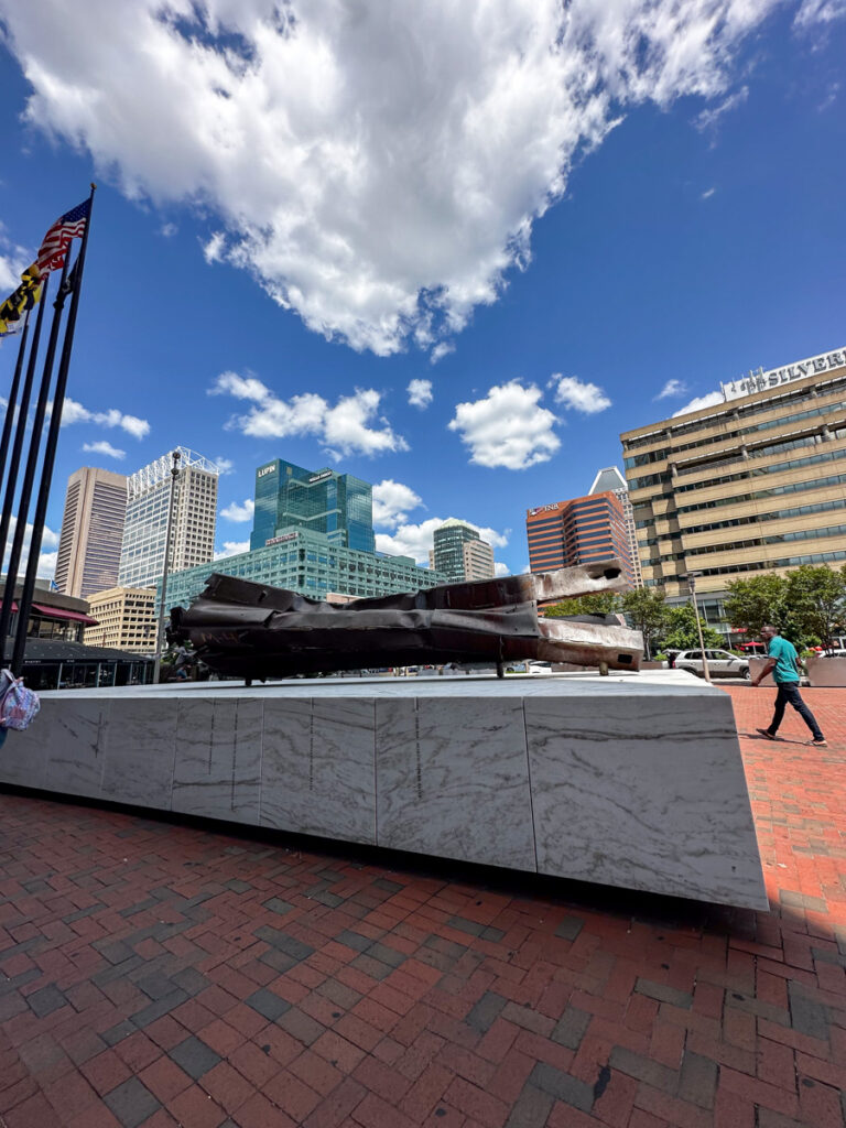 Kath Eats Blogger Kath Younger shares her Family Trip To Baltimore - in photo: the 9/11 Memorial