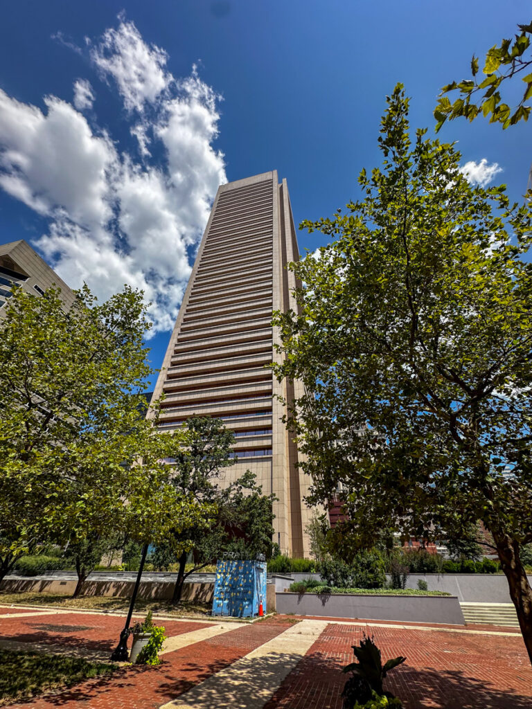 Kath Eats Blogger Kath Younger shares her Family Trip To Baltimore - in photo: The Marriott hotel