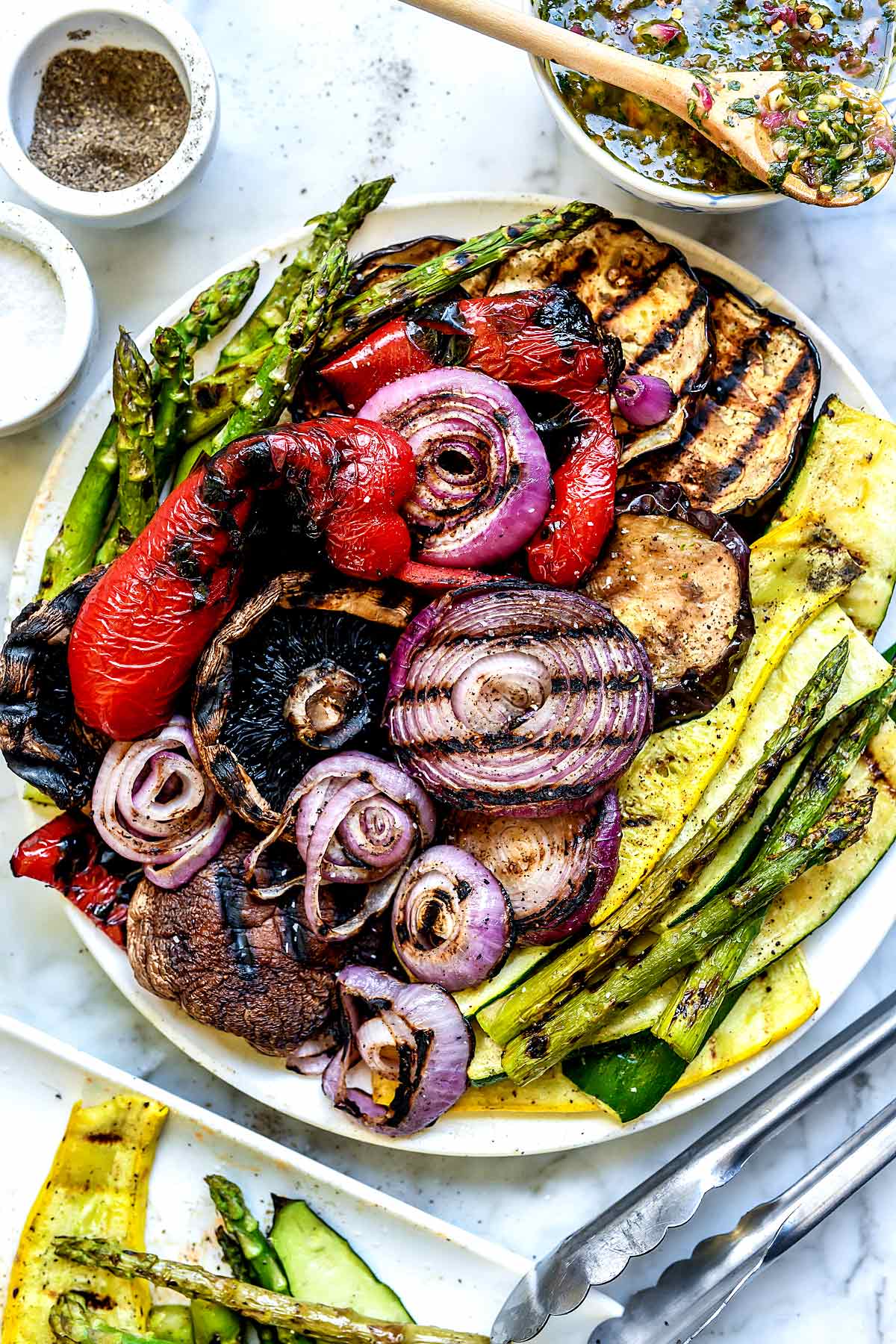 Kath Eats Blogger Kath Younger shares a photo of Grilled Vegetables