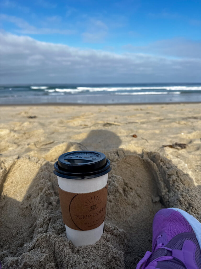 Pump Coffee at the beach