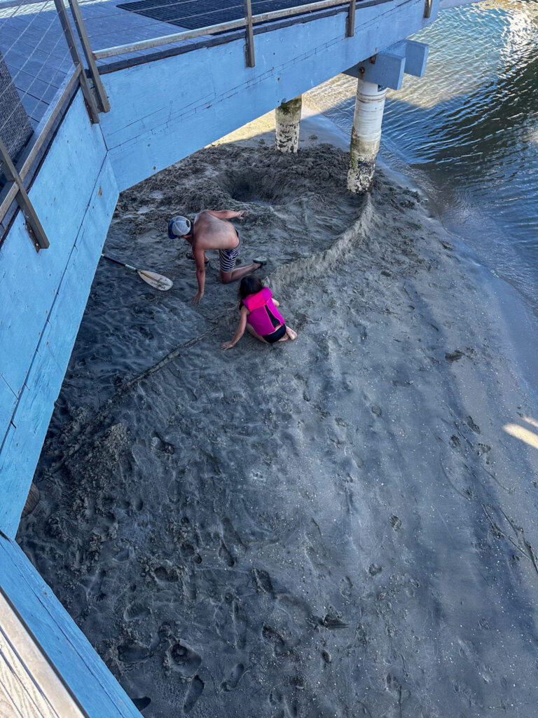 Mission Beach kids playing