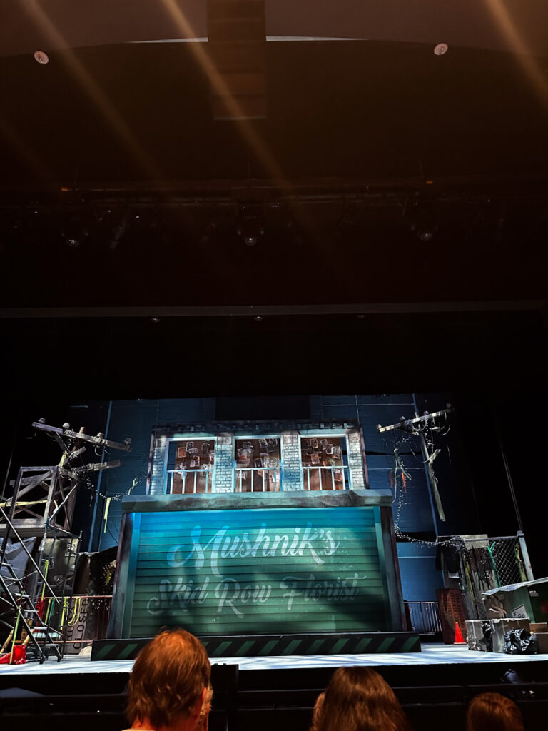 Kath Eats Blogger Kath Younger shares their Virginia Theater Festival + KERF Vacay - in photo: the stage of Little Shop Of Horrors