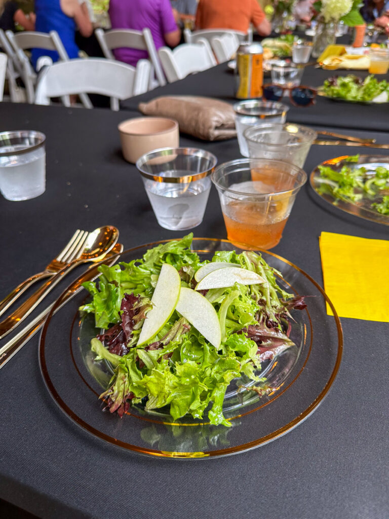 Kath Eats Blogger Kath Younger shares Hive To Table Dinner experience: in photo: in photo: salad and drinks