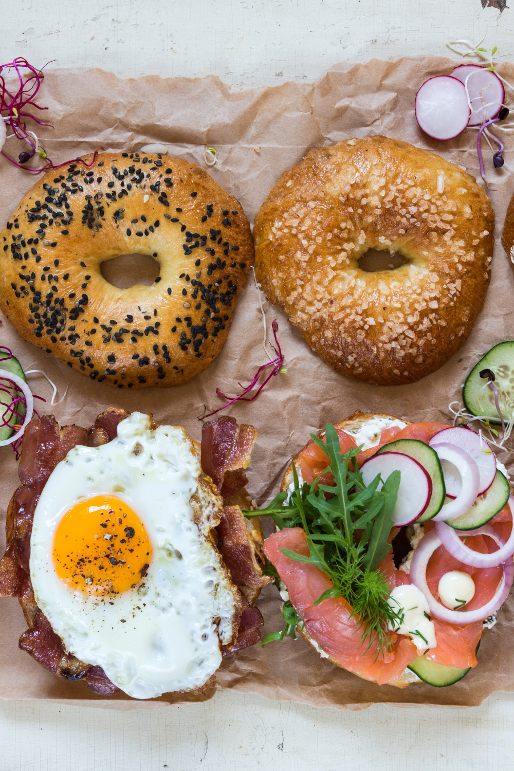 Breakfast Bagel Ideas
