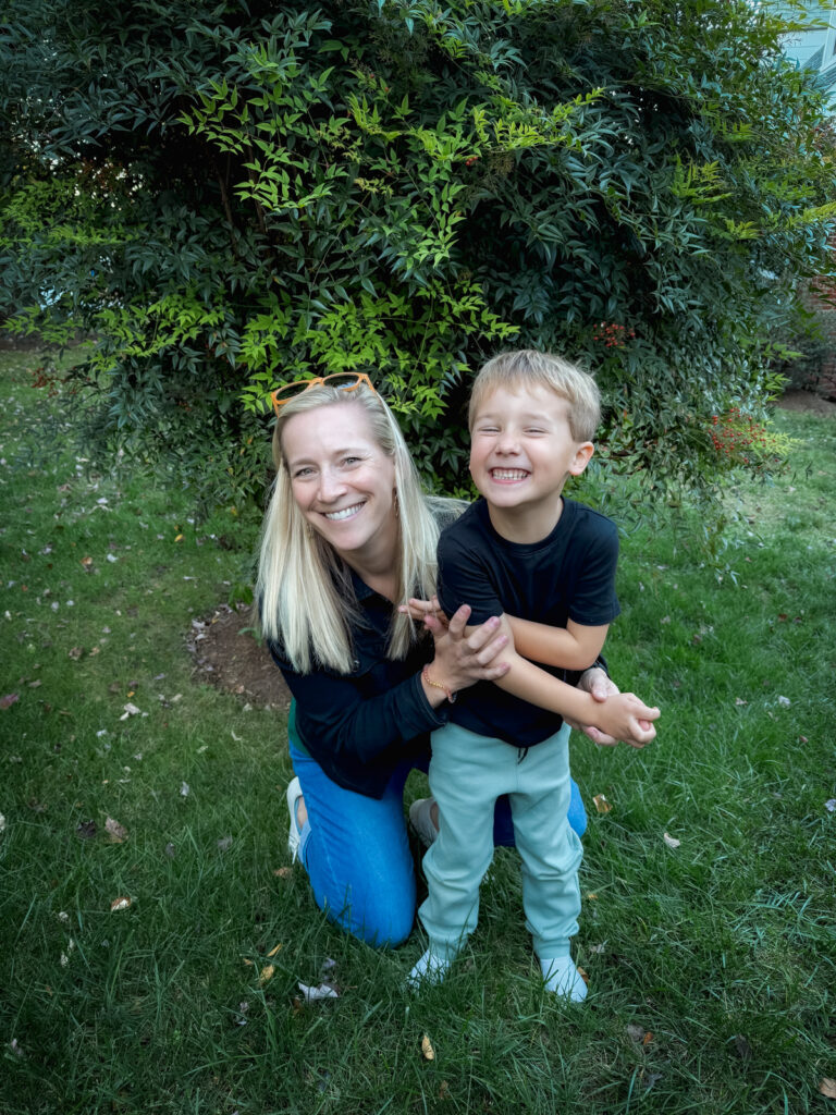 Kath Eats Blogger Kath Younger shares her Birthday week with a photo of her and his son smiling at the camera