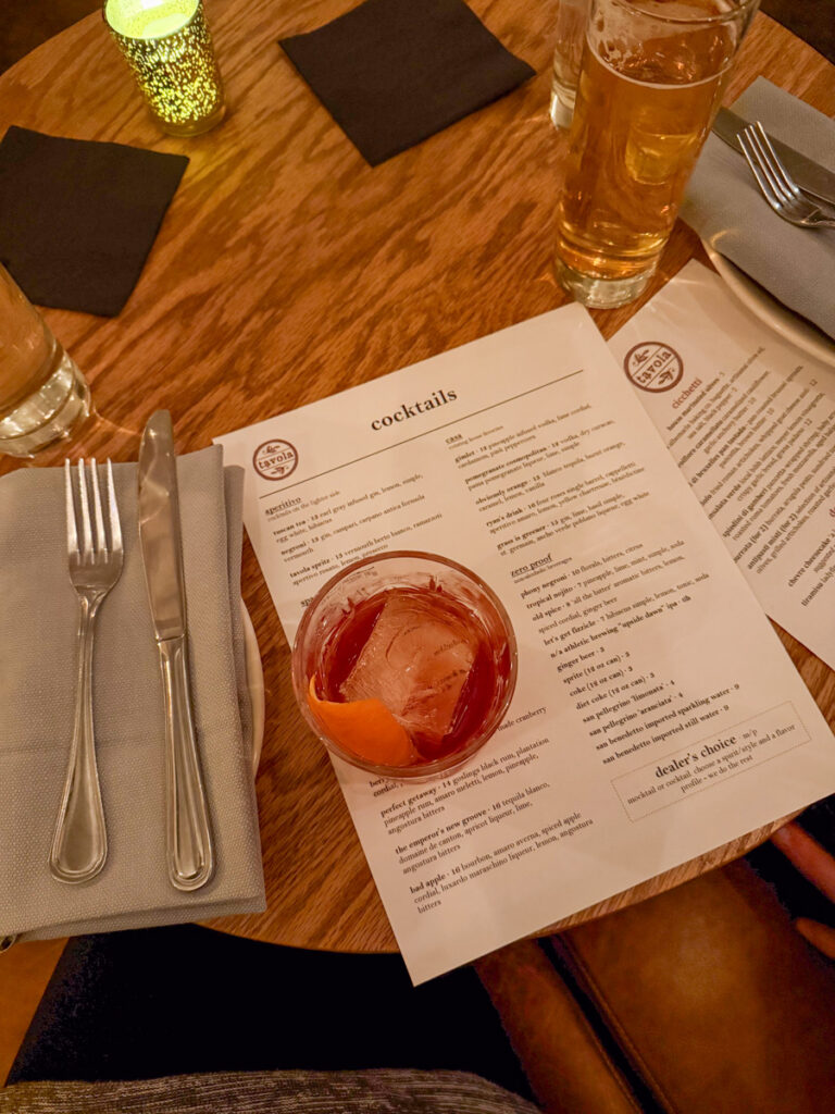 Date Night at Tavola | 2024 Holiday Break Recap