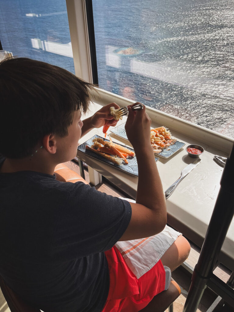 Disney Wish Food crab legs