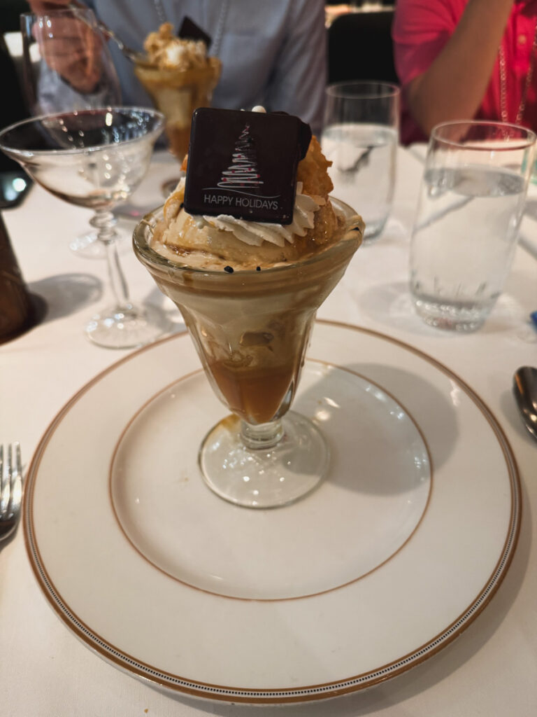Disney Wish Food Caramel Sundae
