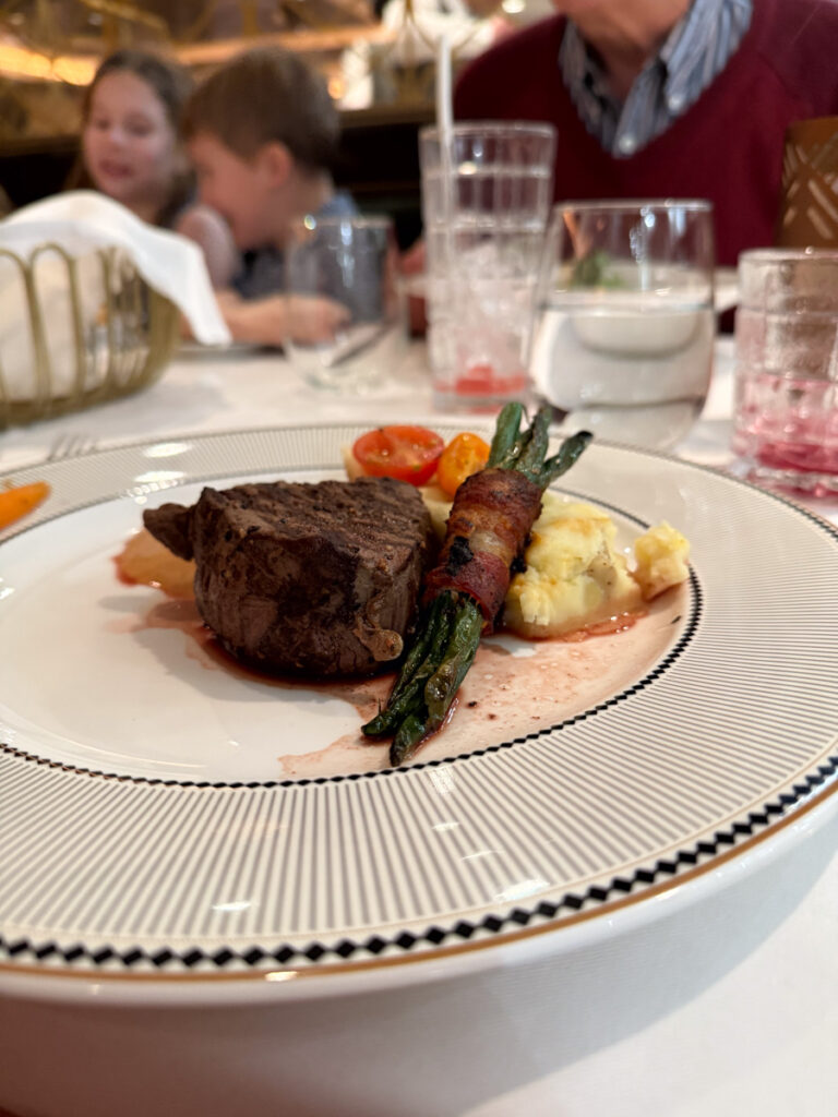 Filet Mignon Disney Wish Food