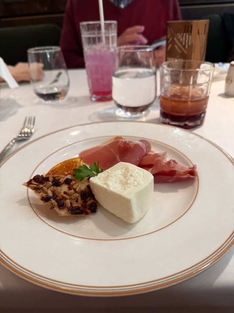 Burrata and Prosciutto