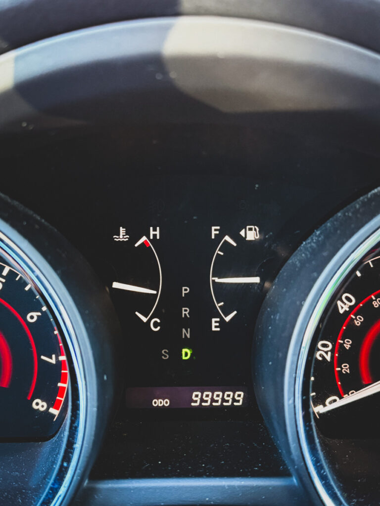 99,999 miles