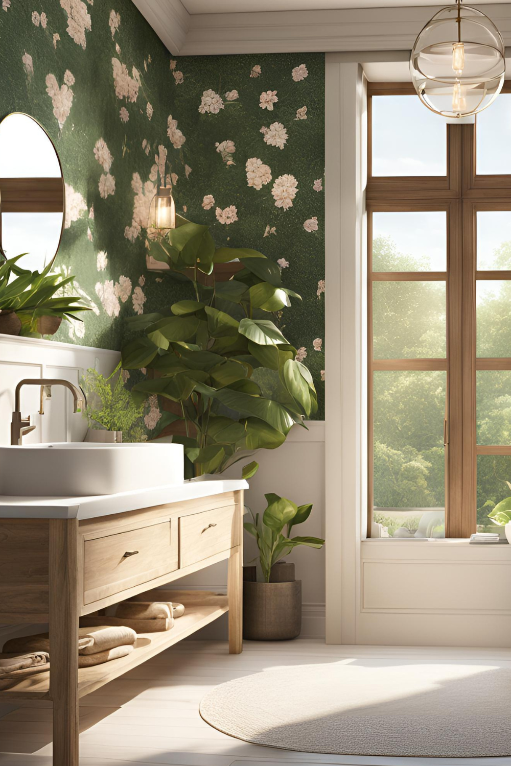 Bathroom Wallpaper inspo