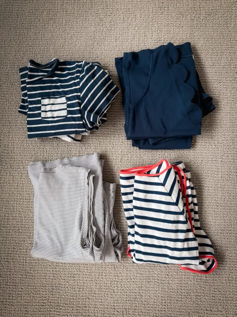 LAKE Pajamas sizing and care