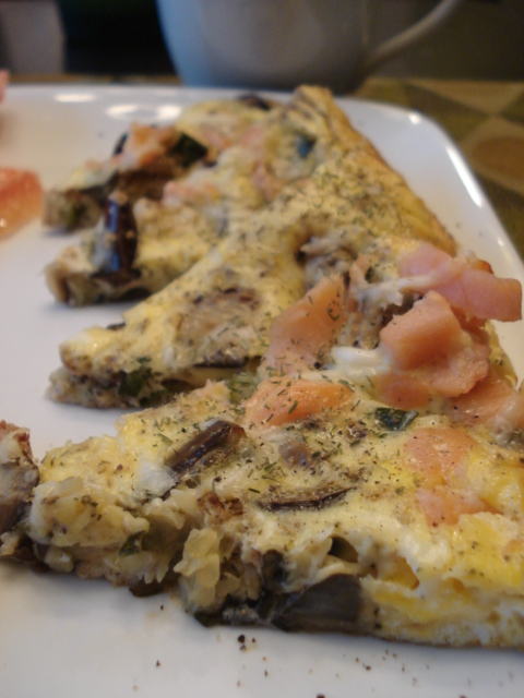 Smoked Salmon Frittata | Salmon Breakfast Recipes