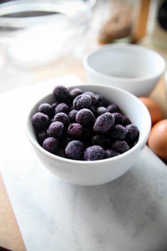 frozen blueberries