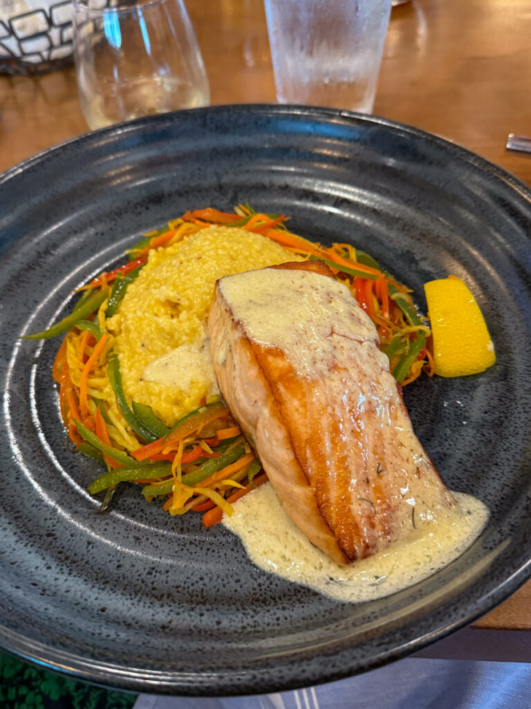 salmon dish