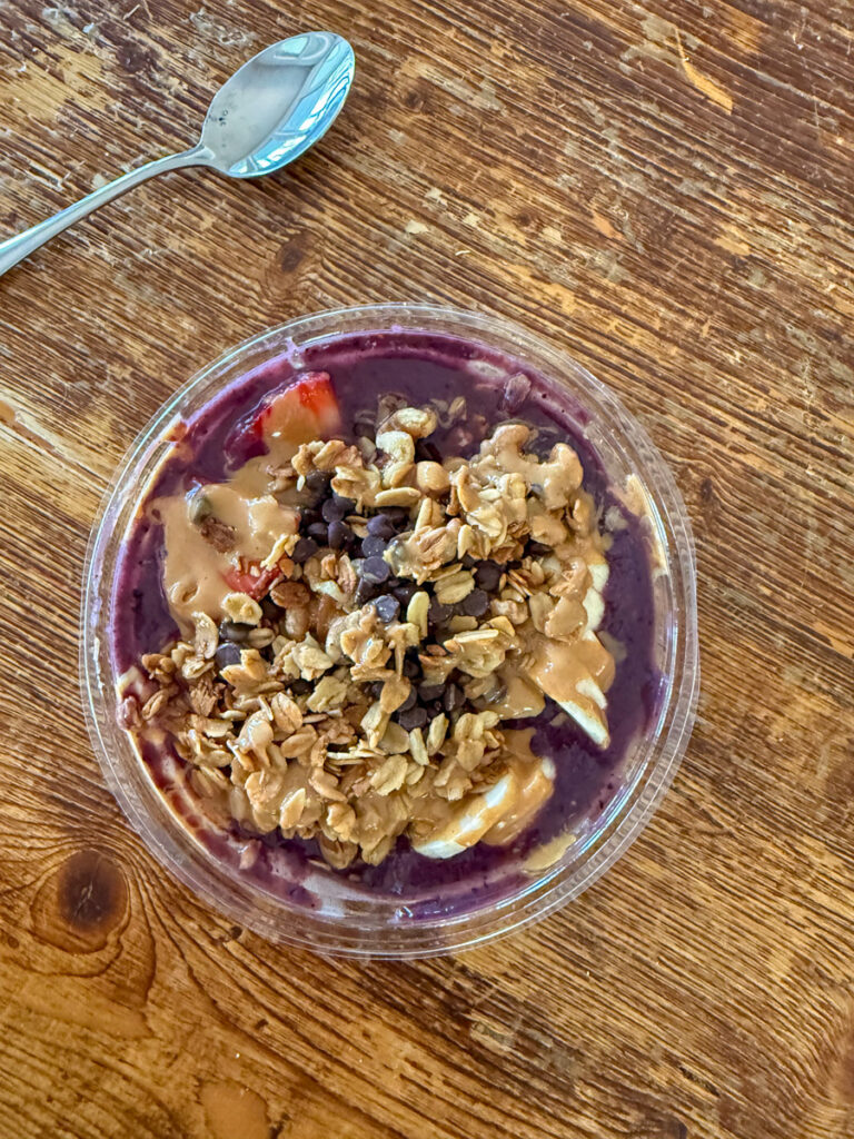 acai bowl from Midway Coffee